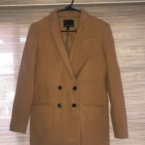 Camel color wool blazer